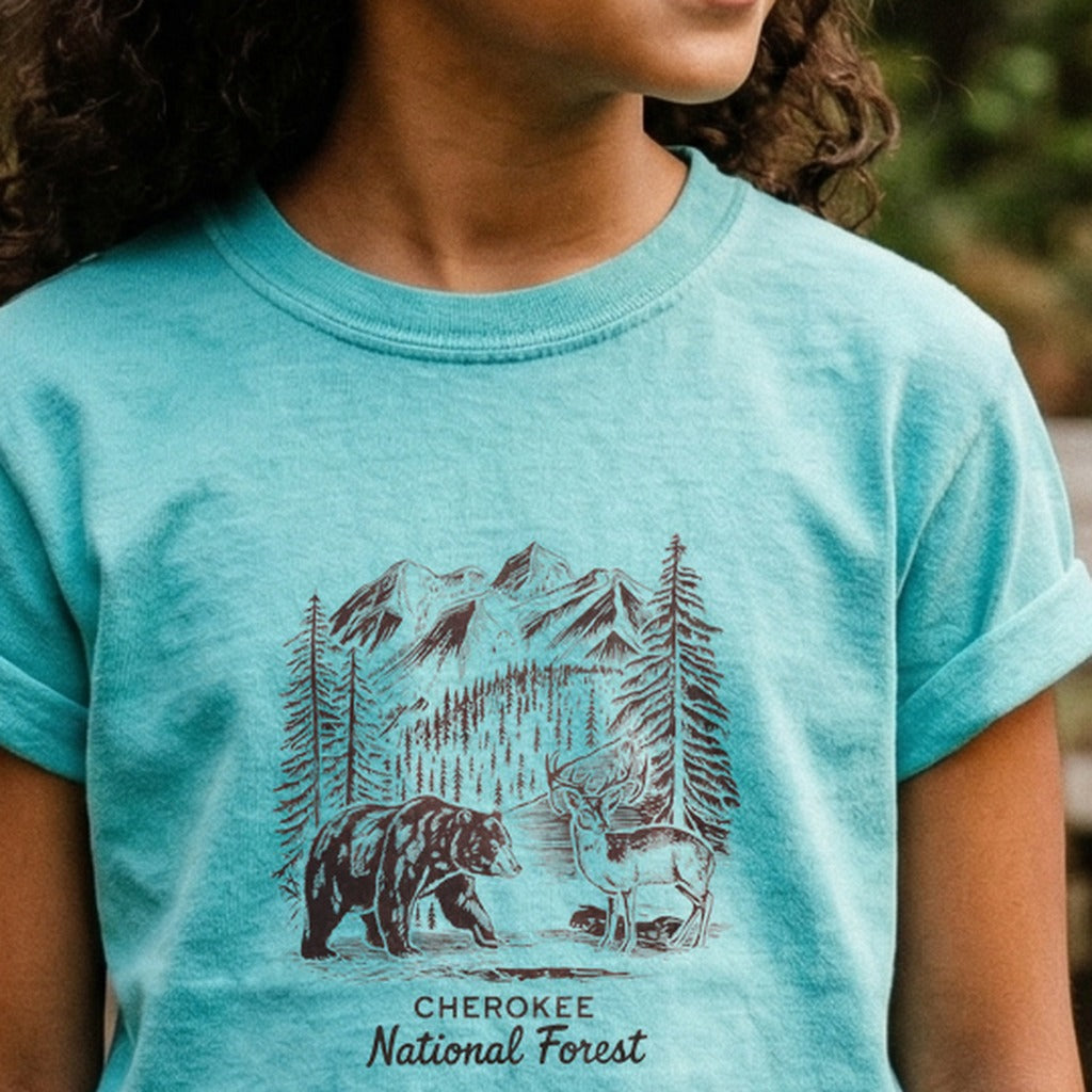 Cherokee National Forest Kids Cotton T-Shirt