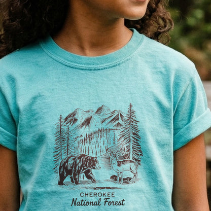 Cherokee National Forest Kids Cotton T-Shirt