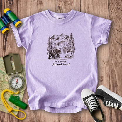 Cherokee National Forest Kids Cotton T-Shirt