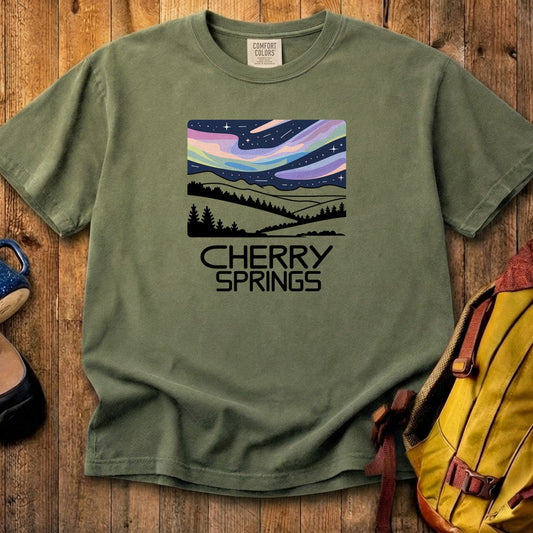 Cherry Springs at Night Cotton T-Shirt