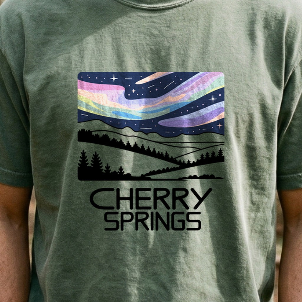 Cherry Springs at Night Cotton T-Shirt