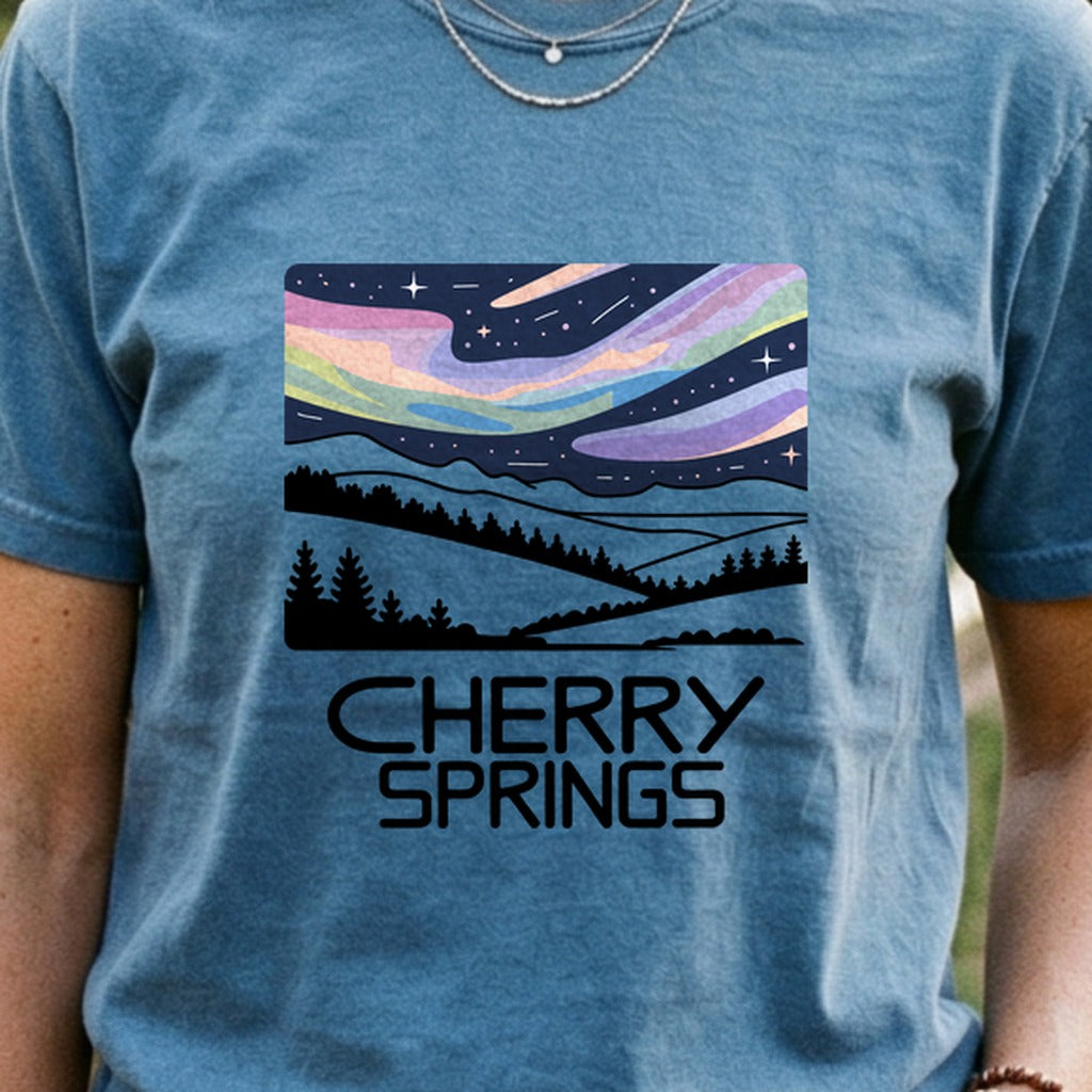 Cherry Springs at Night Cotton T-Shirt