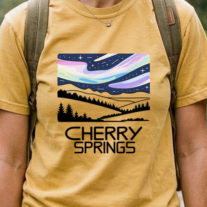 Cherry Springs at Night Cotton T-Shirt