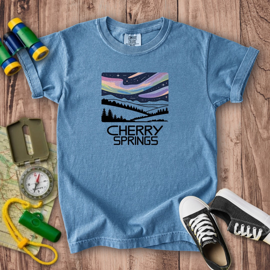 Cherry Springs at Night Kids Cotton T-Shirt