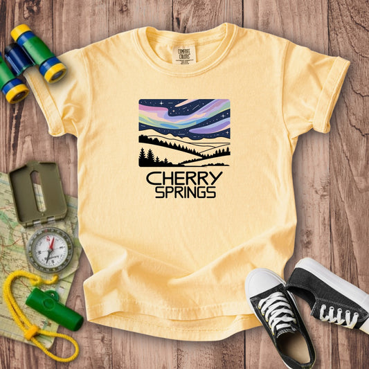 Cherry Springs at Night Kids Cotton T-Shirt