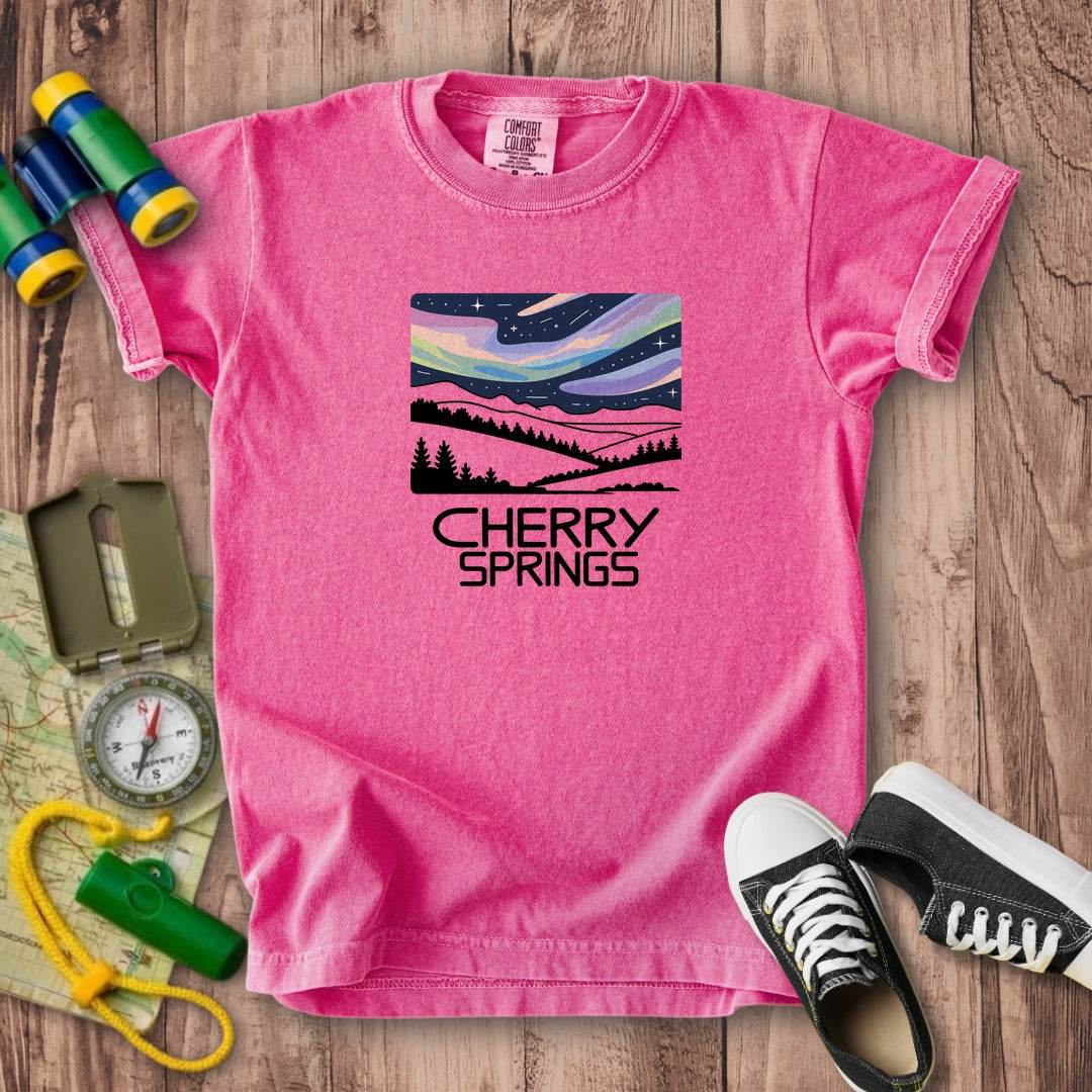 Cherry Springs at Night Kids Cotton T-Shirt
