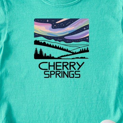 Cherry Springs at Night Kids Cotton T-Shirt