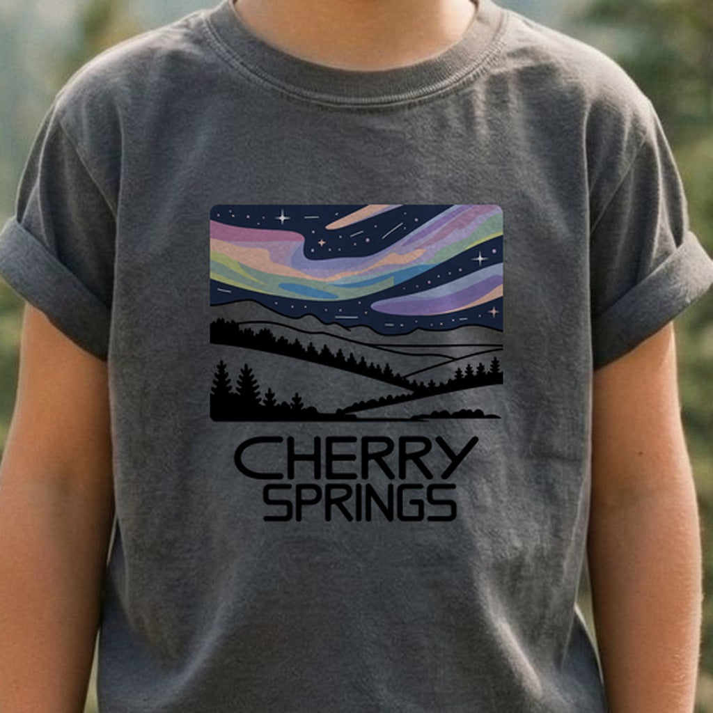 Cherry Springs at Night Kids Cotton T-Shirt