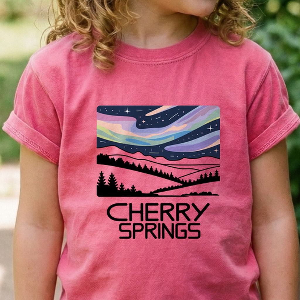 Cherry Springs at Night Kids Cotton T-Shirt