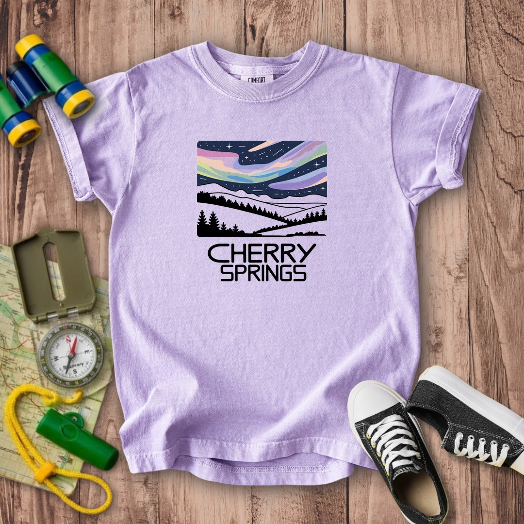 Cherry Springs at Night Kids Cotton T-Shirt