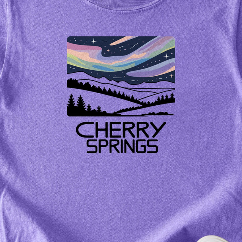 Cherry Springs at Night Kids Cotton T-Shirt