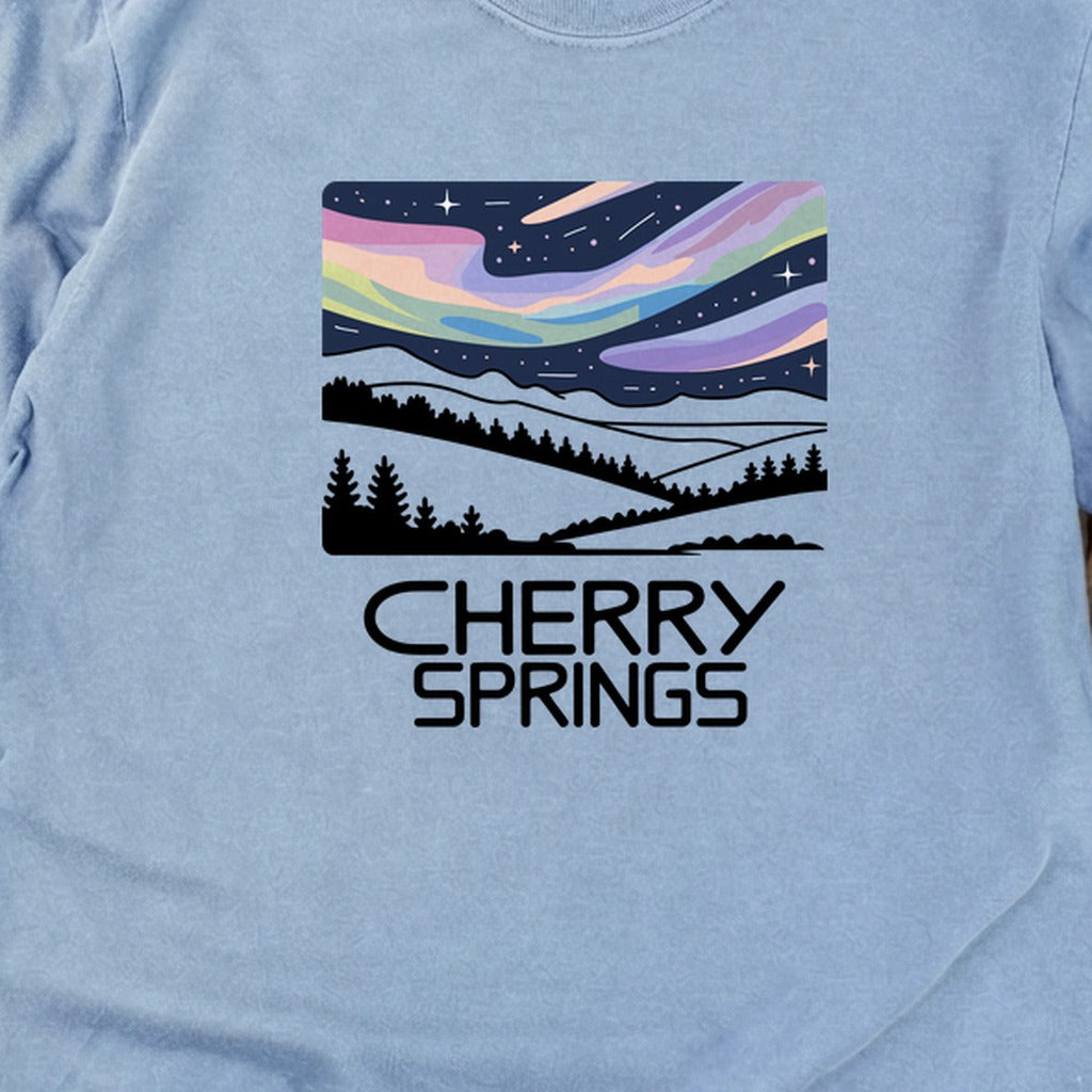 Cherry Springs at Night Cotton Long Sleeve