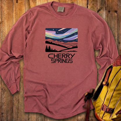 Cherry Springs at Night Cotton Long Sleeve