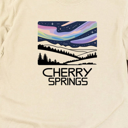 Cherry Springs at Night Cotton Long Sleeve