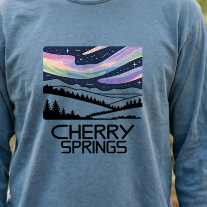 Cherry Springs at Night Cotton Long Sleeve