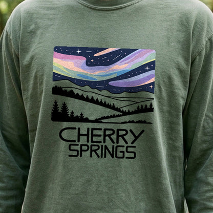 Cherry Springs at Night Cotton Long Sleeve