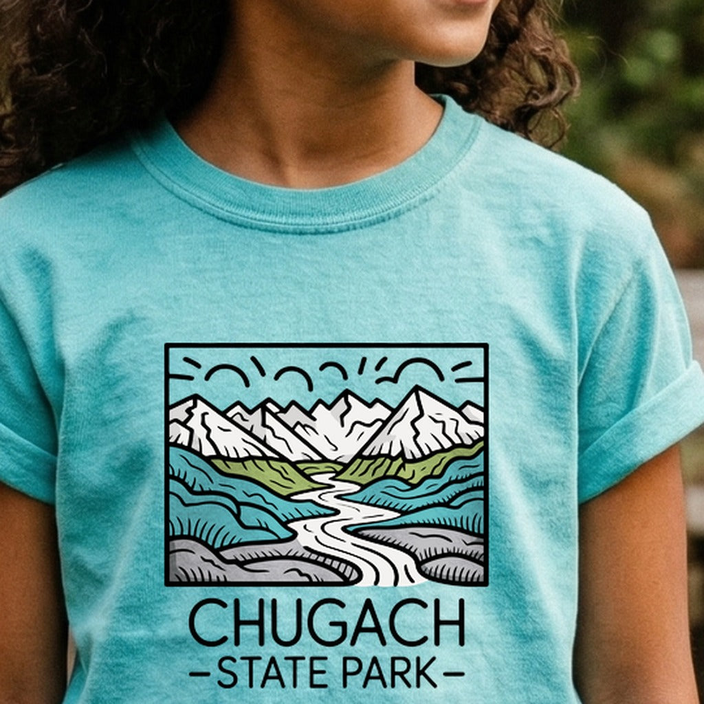 Chugach State Park Kids Cotton T-Shirt