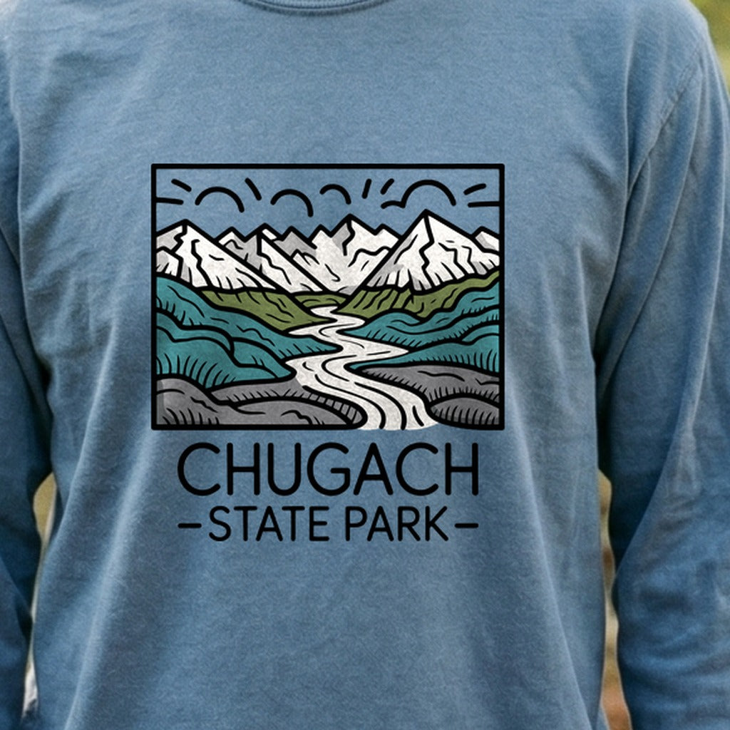 Chugach State Park Cotton Long Sleeve