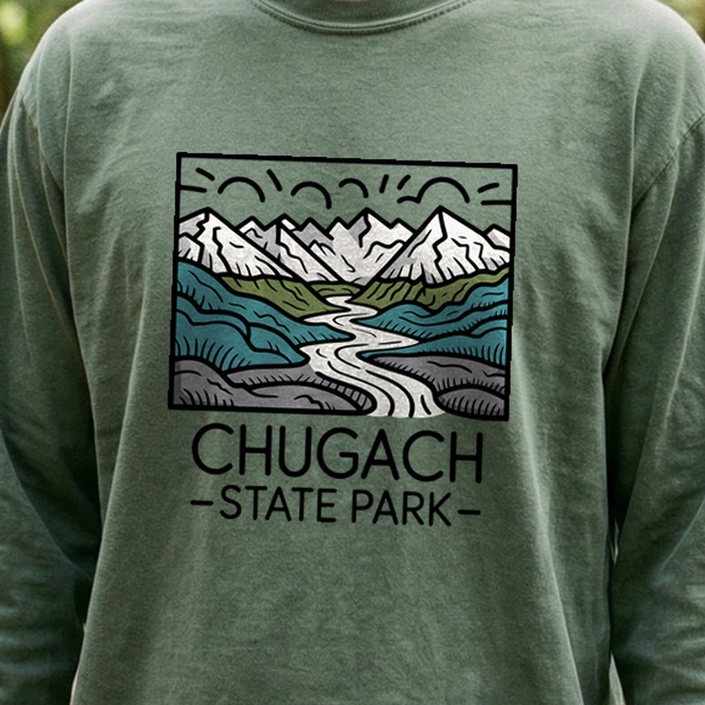 Chugach State Park Cotton Long Sleeve