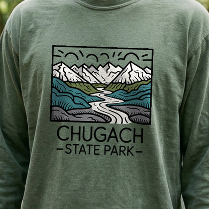 Chugach State Park Cotton Long Sleeve
