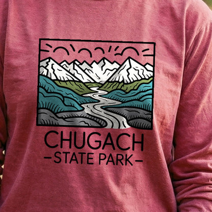 Chugach State Park Cotton Long Sleeve