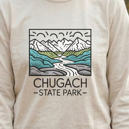 Chugach State Park Cotton Long Sleeve