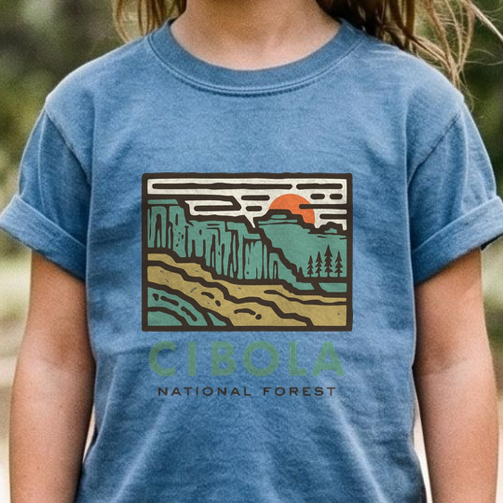 Cibola National Forest Kids Cotton T-Shirt