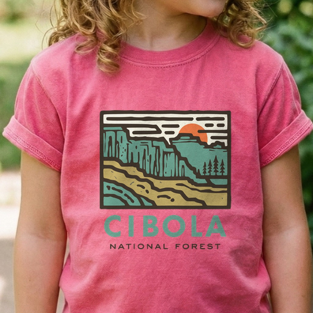 Cibola National Forest Kids Cotton T-Shirt