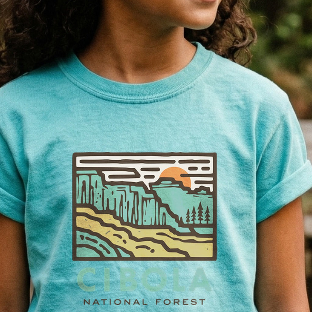Cibola National Forest Kids Cotton T-Shirt