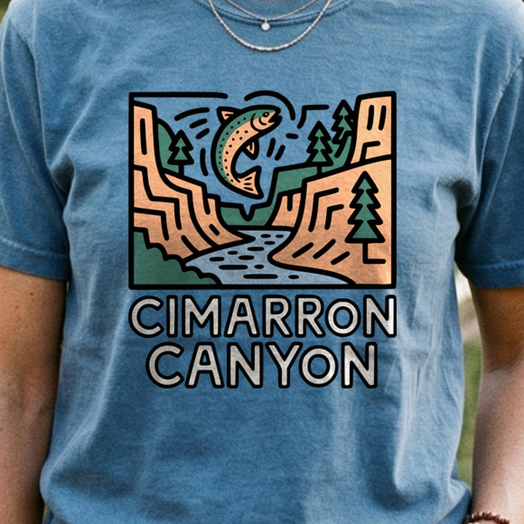 Cimarron Canyon State Park Cotton T-Shirt