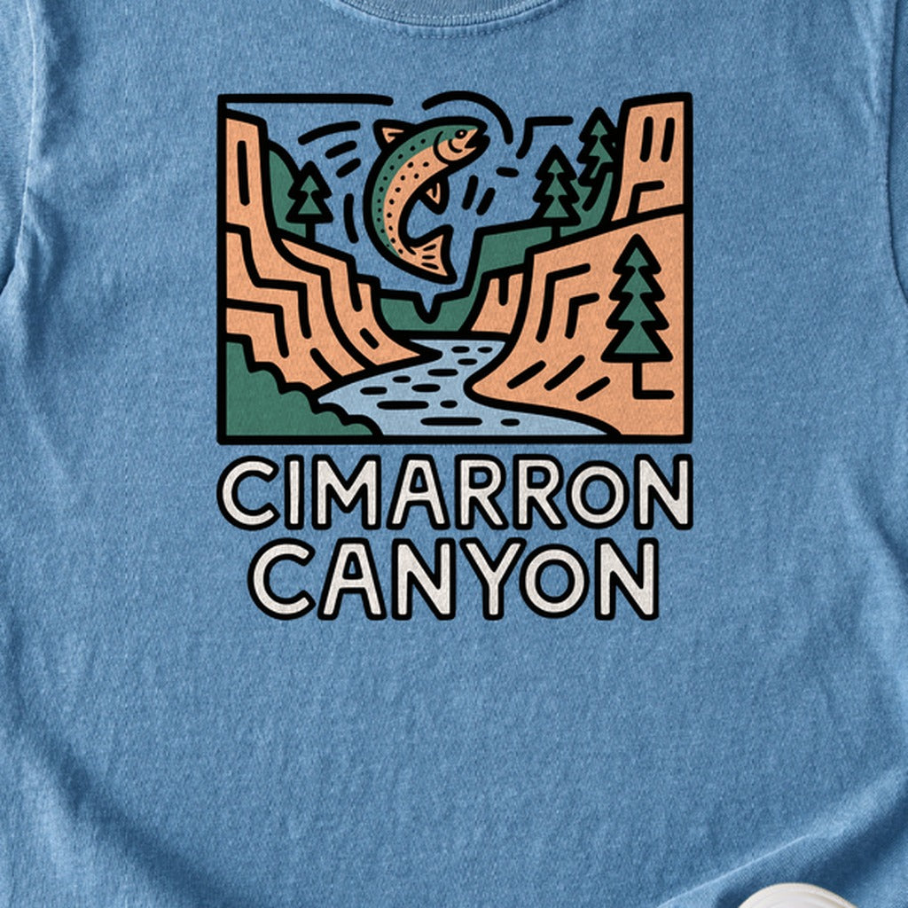 Cimarron Canyon State Park Kids Cotton T-Shirt