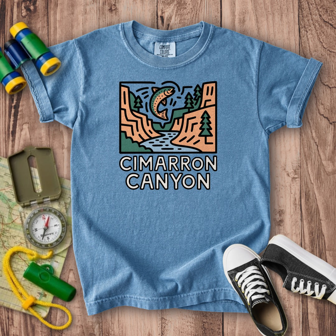 Cimarron Canyon State Park Kids Cotton T-Shirt
