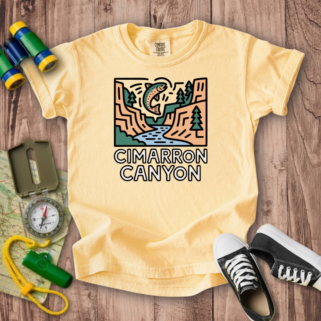 Cimarron Canyon State Park Kids Cotton T-Shirt