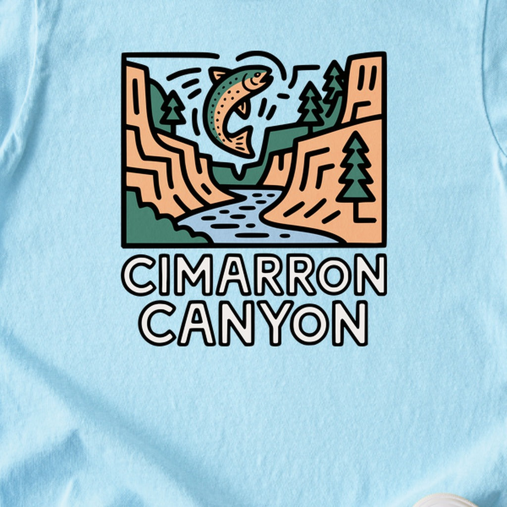 Cimarron Canyon State Park Kids Cotton T-Shirt