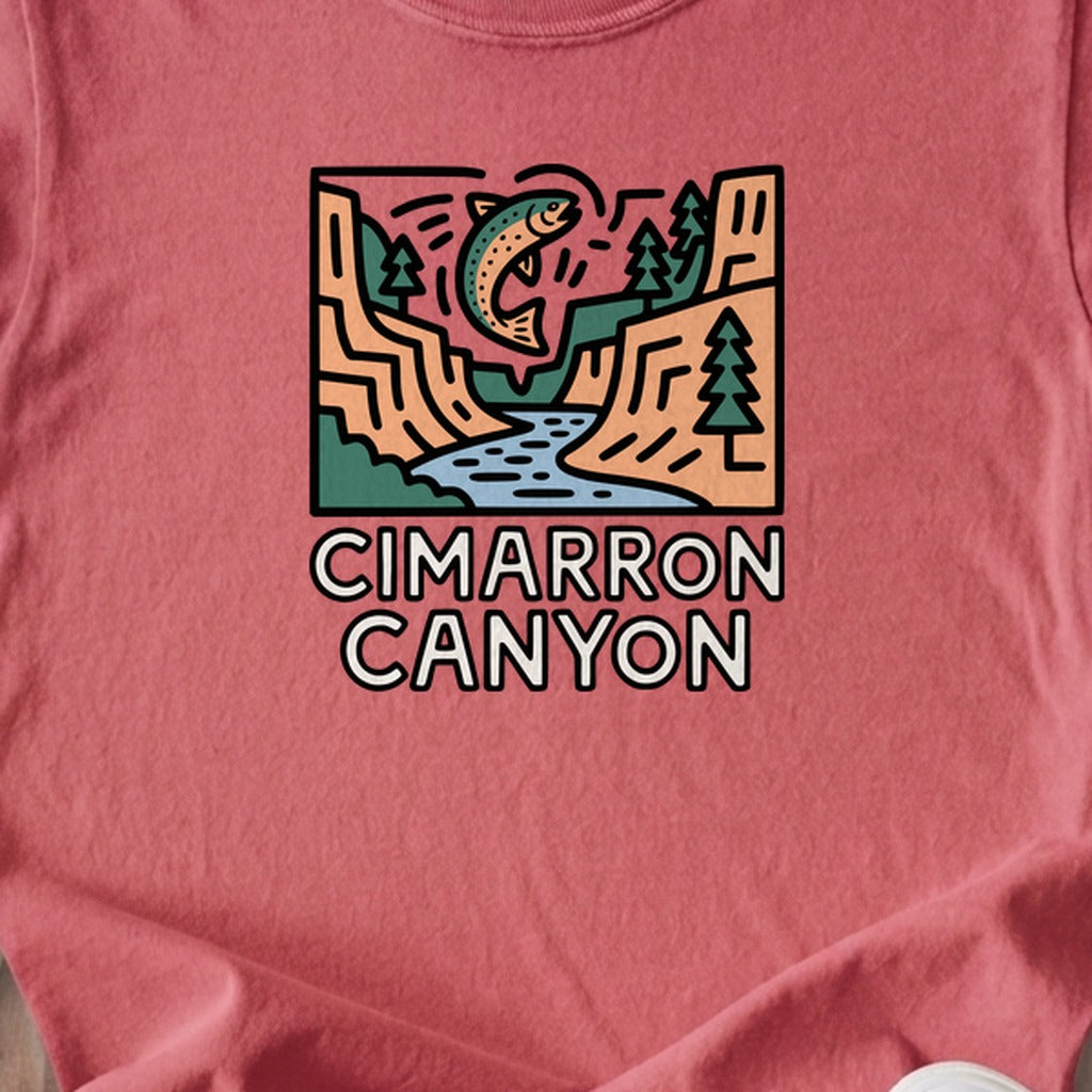 Cimarron Canyon State Park Kids Cotton T-Shirt