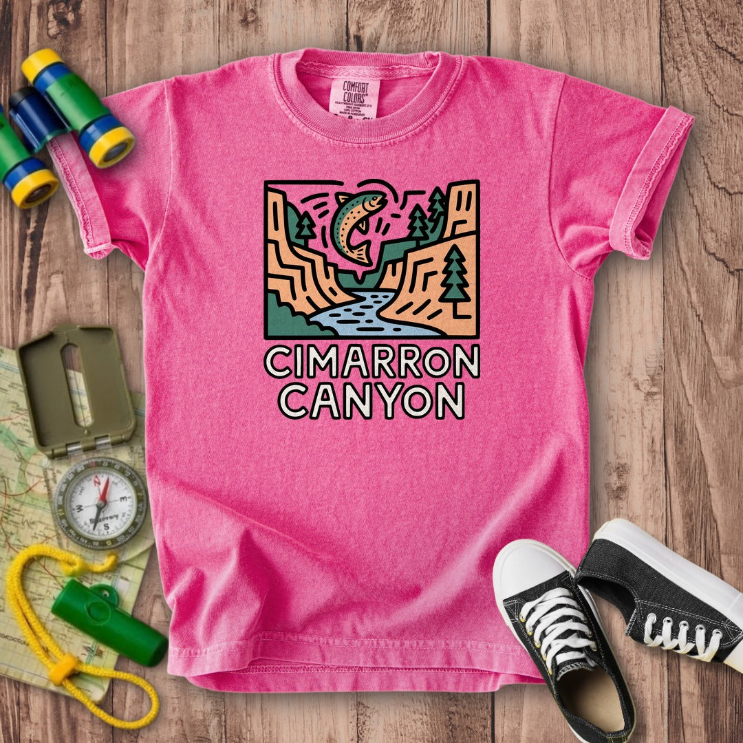 Cimarron Canyon State Park Kids Cotton T-Shirt