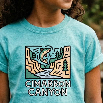 Cimarron Canyon State Park Kids Cotton T-Shirt