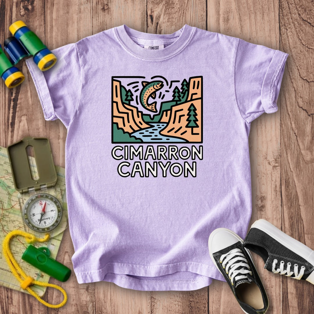 Cimarron Canyon State Park Kids Cotton T-Shirt