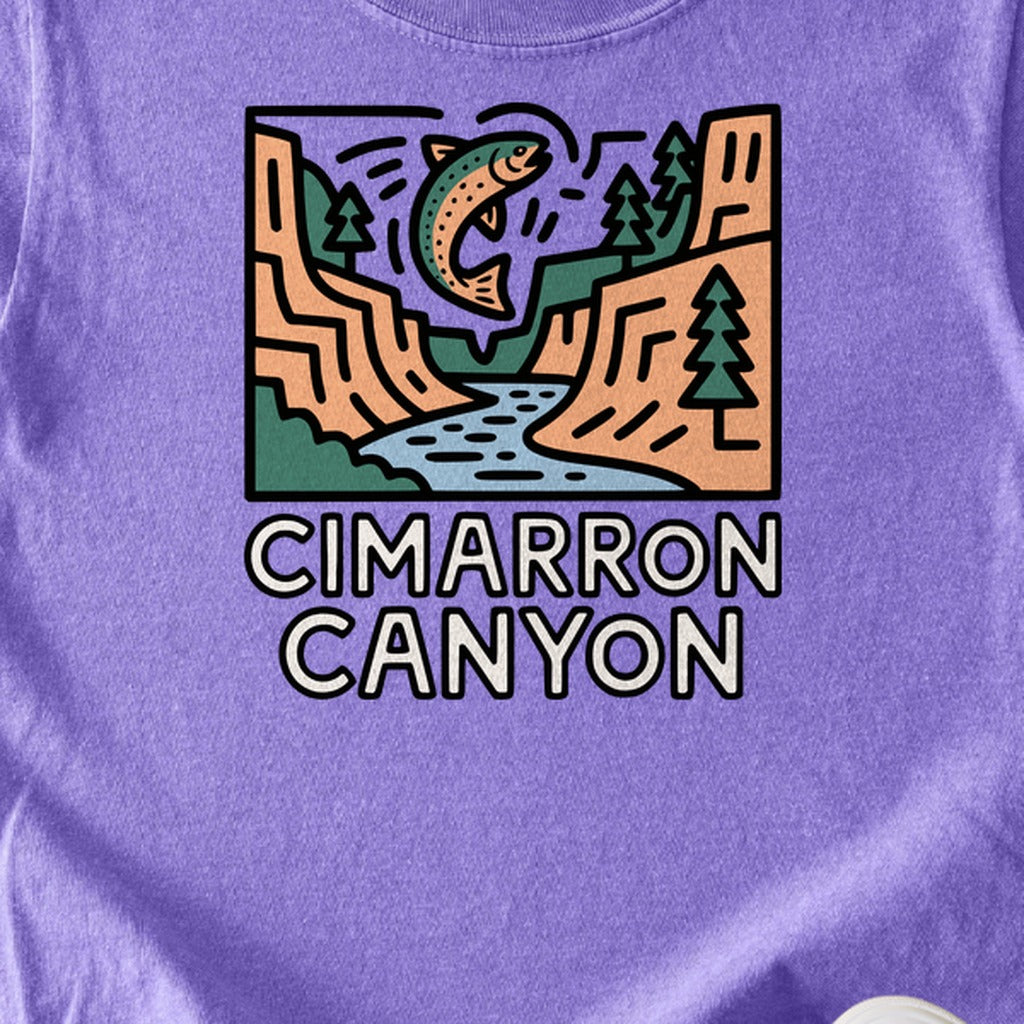 Cimarron Canyon State Park Kids Cotton T-Shirt