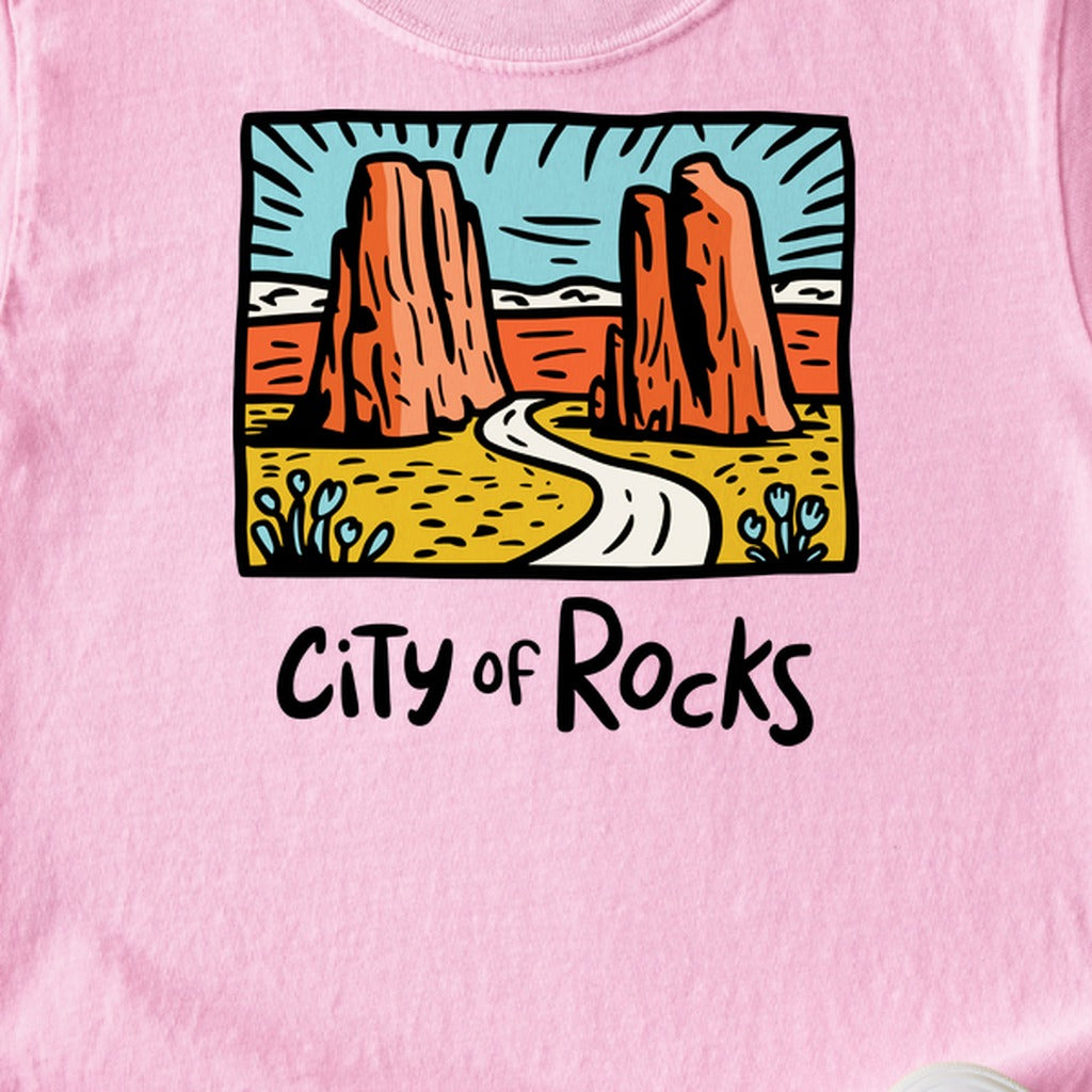 City of Rocks National Reserve Kids Cotton T-Shirt