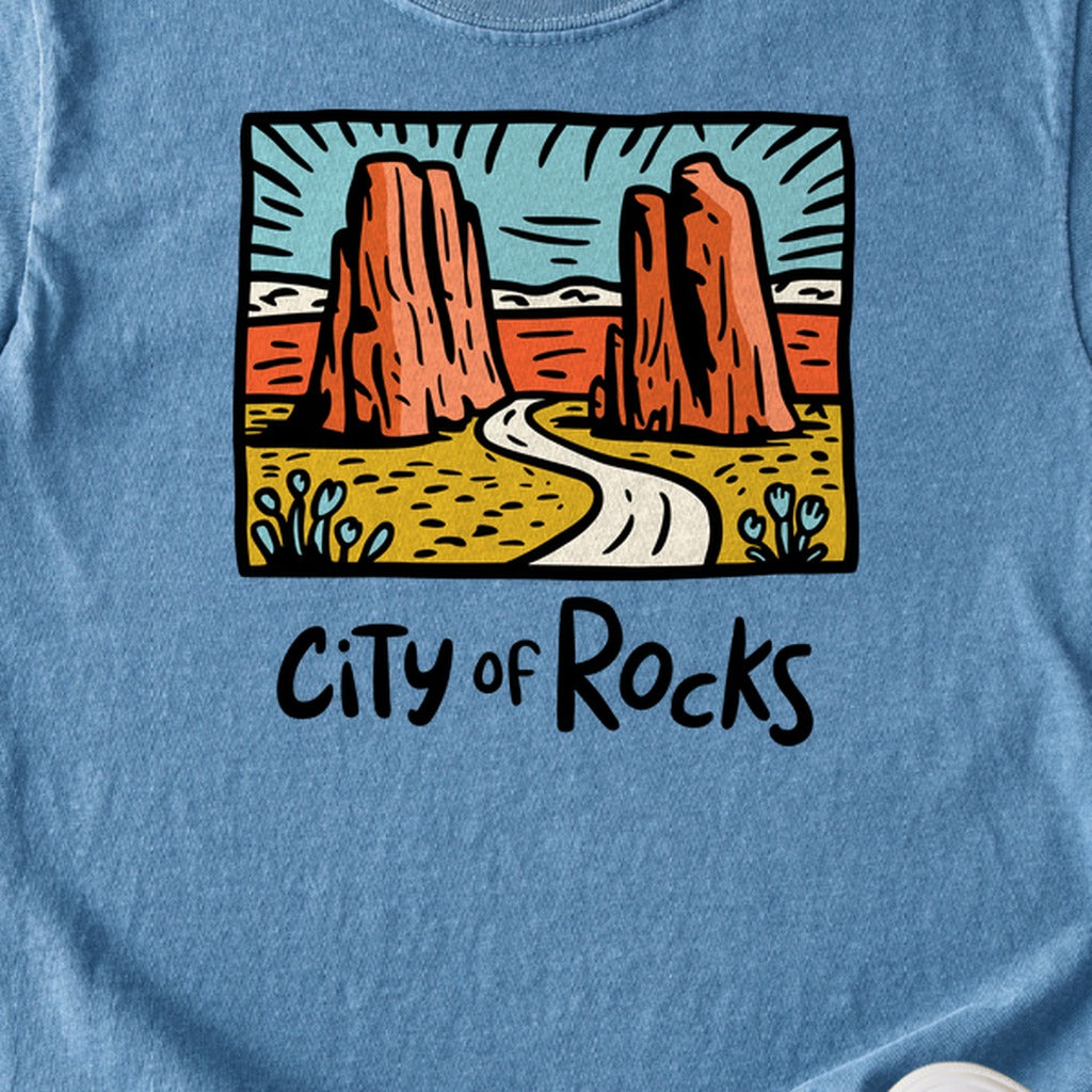 City of Rocks National Reserve Kids Cotton T-Shirt