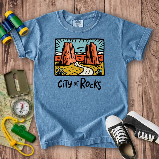 City of Rocks National Reserve Kids Cotton T-Shirt