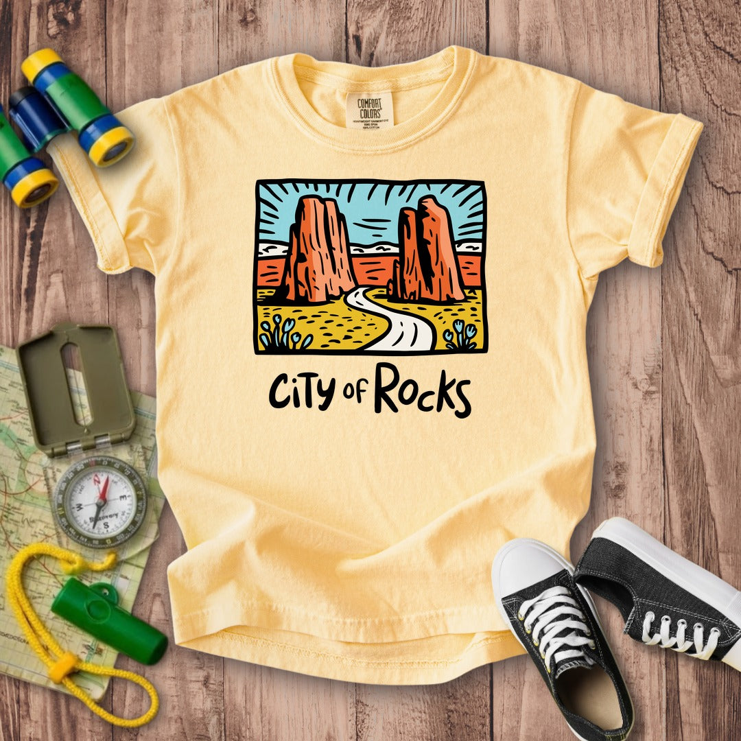 City of Rocks National Reserve Kids Cotton T-Shirt
