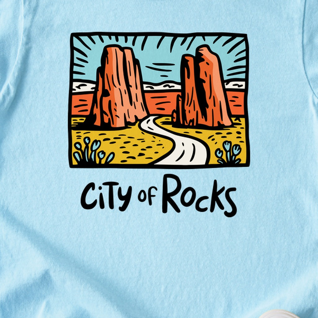 City of Rocks National Reserve Kids Cotton T-Shirt