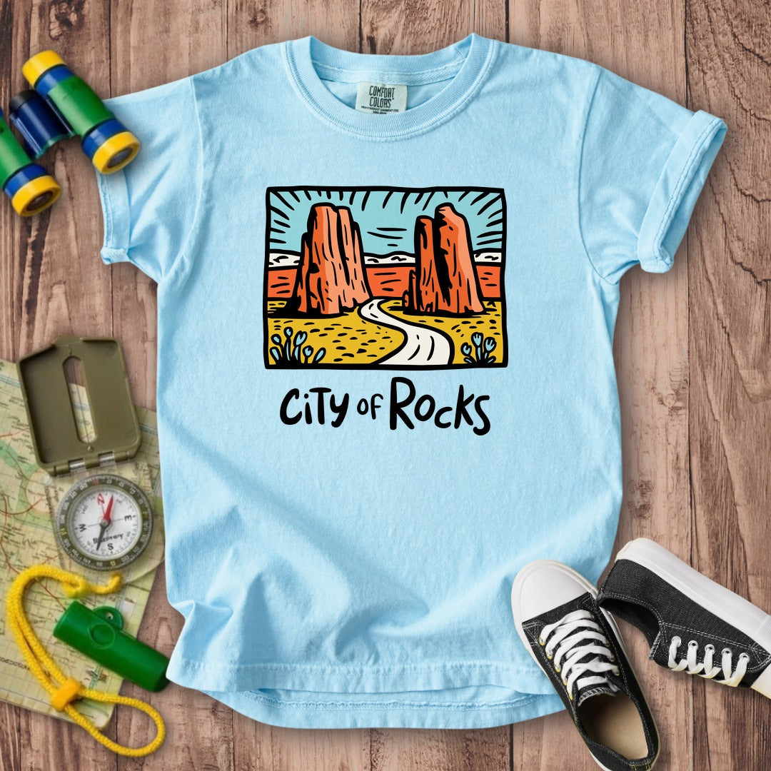 City of Rocks National Reserve Kids Cotton T-Shirt