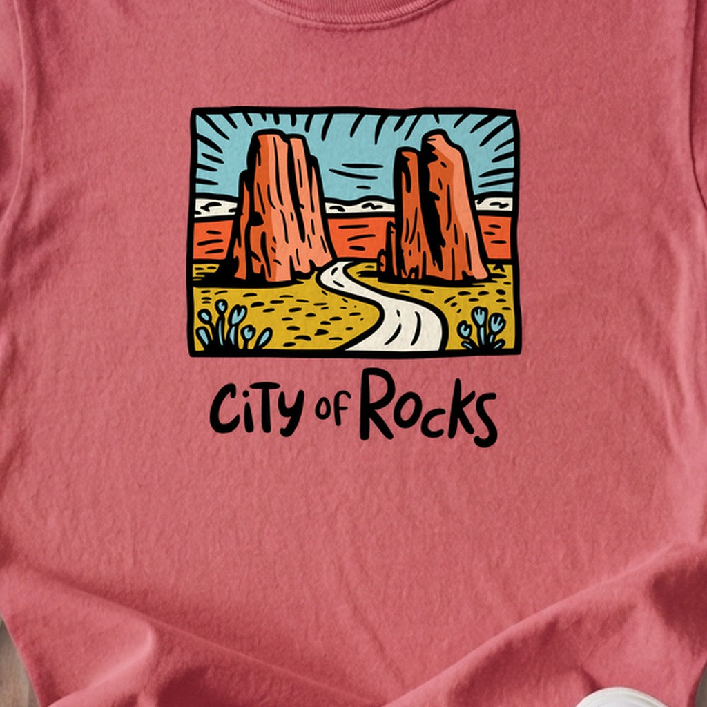 City of Rocks National Reserve Kids Cotton T-Shirt