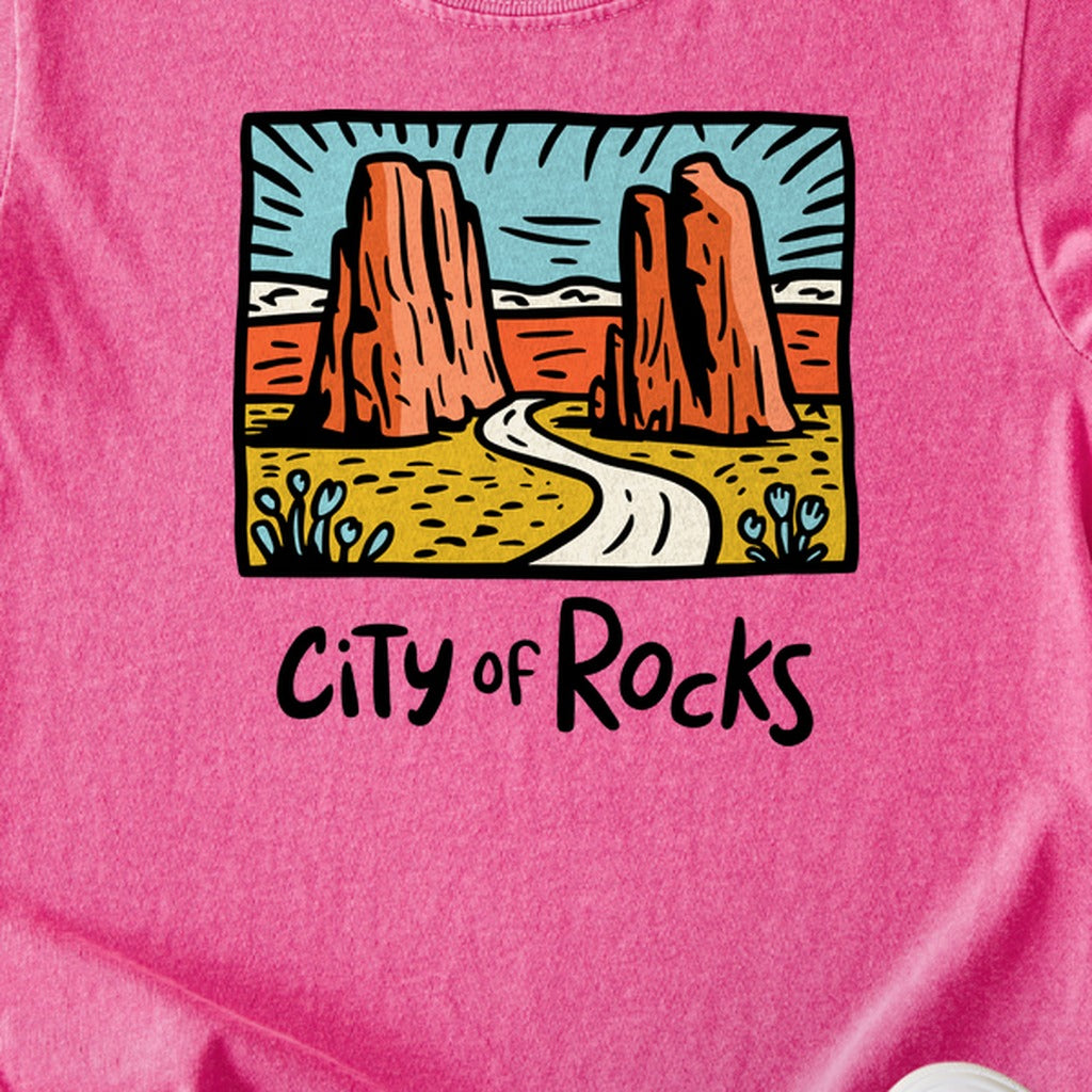 City of Rocks National Reserve Kids Cotton T-Shirt