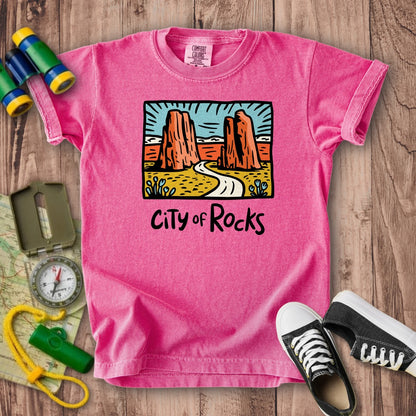 City of Rocks National Reserve Kids Cotton T-Shirt