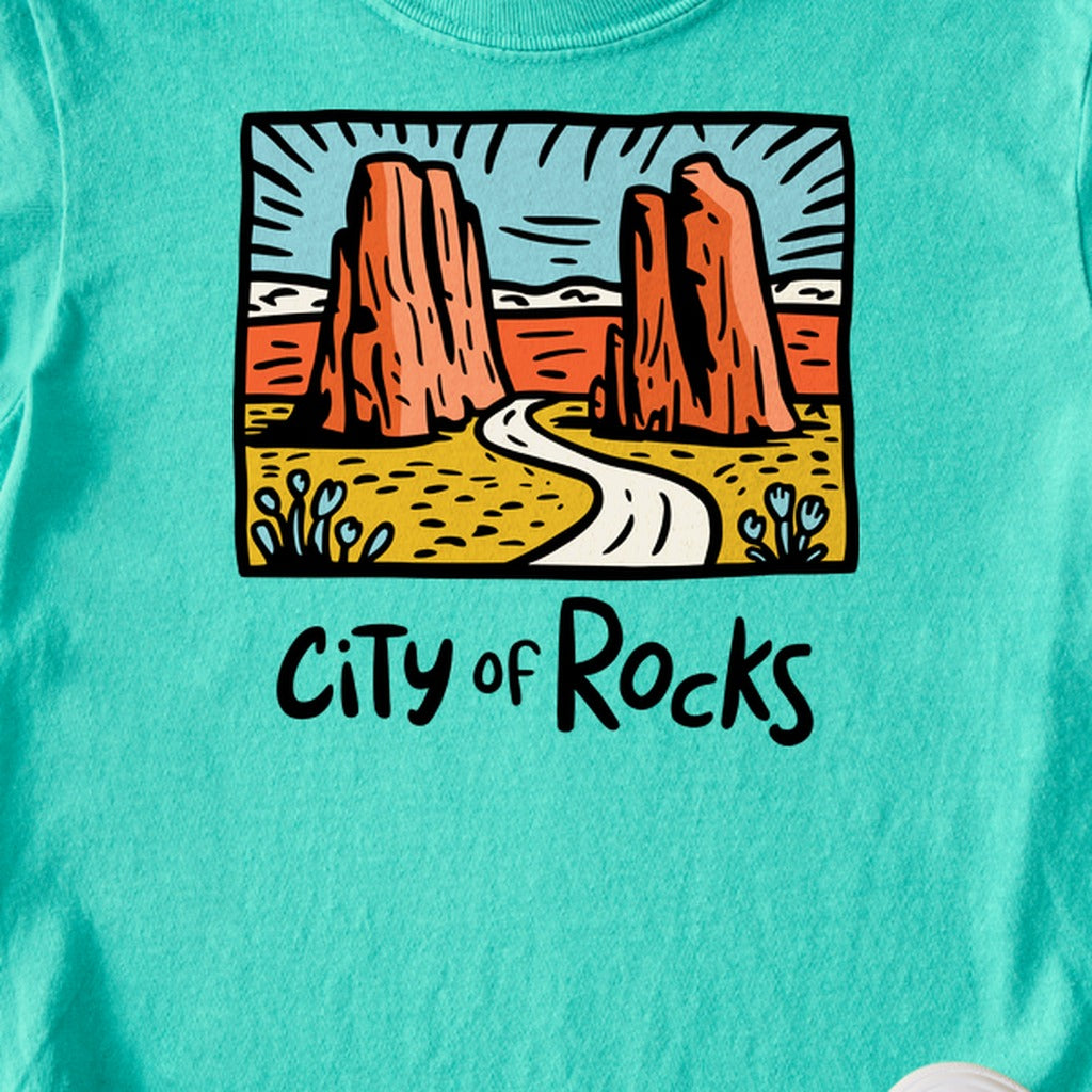 City of Rocks National Reserve Kids Cotton T-Shirt