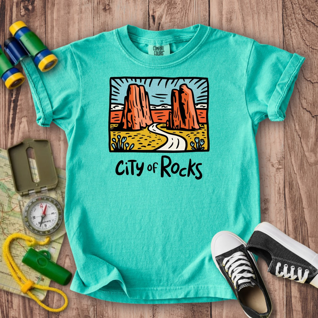 City of Rocks National Reserve Kids Cotton T-Shirt